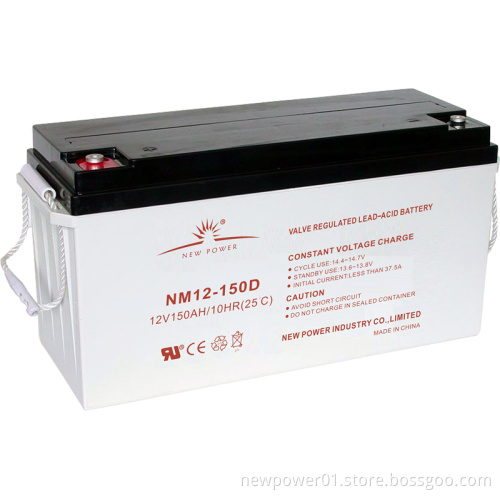 12V 150ah Deep Cycle AGM Battery for Electrics (NM12-150D)